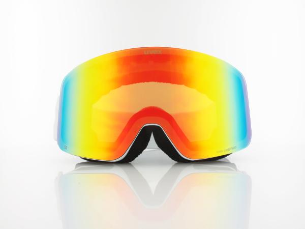 UVEX | pwdr FM S550850 2230 | white matt / DL mirror rainbow - clear