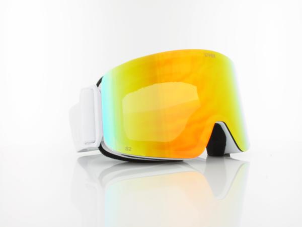 UVEX | pwdr FM S550850 2230 | white matt / DL mirror rainbow - clear