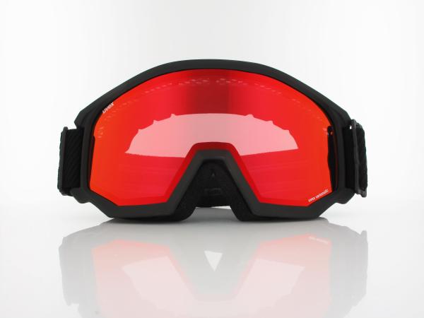 UVEX | athletic V S551525 2030 | black matt / DL vario red mirror - clear