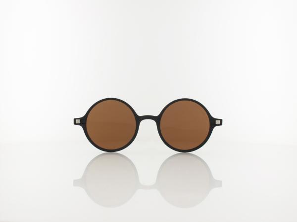 Brilando | CLIP MC100-3 | matt black / brown polarized