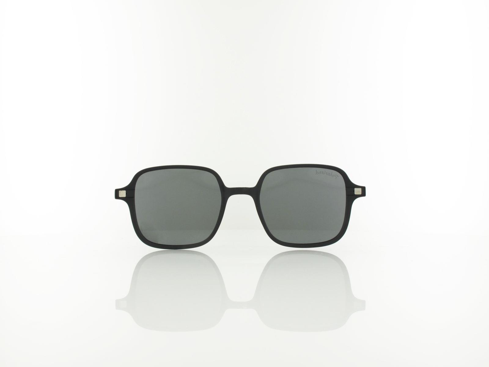 Brilando | CLIP MC98-1 | matt black / smoke polarized