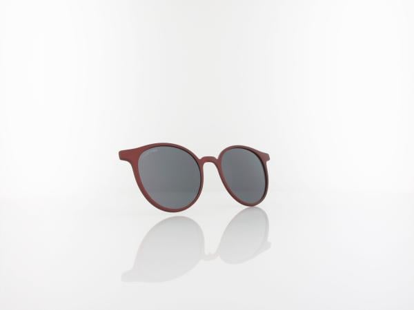 Brilando | CLIP M-TRC299C-1 | matt dark red / smoke polarized