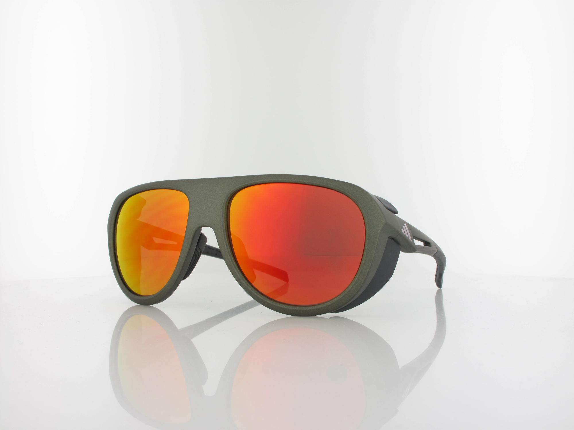 Adidas Sport SP0110 97L 60 matte dark green / roviex mirror