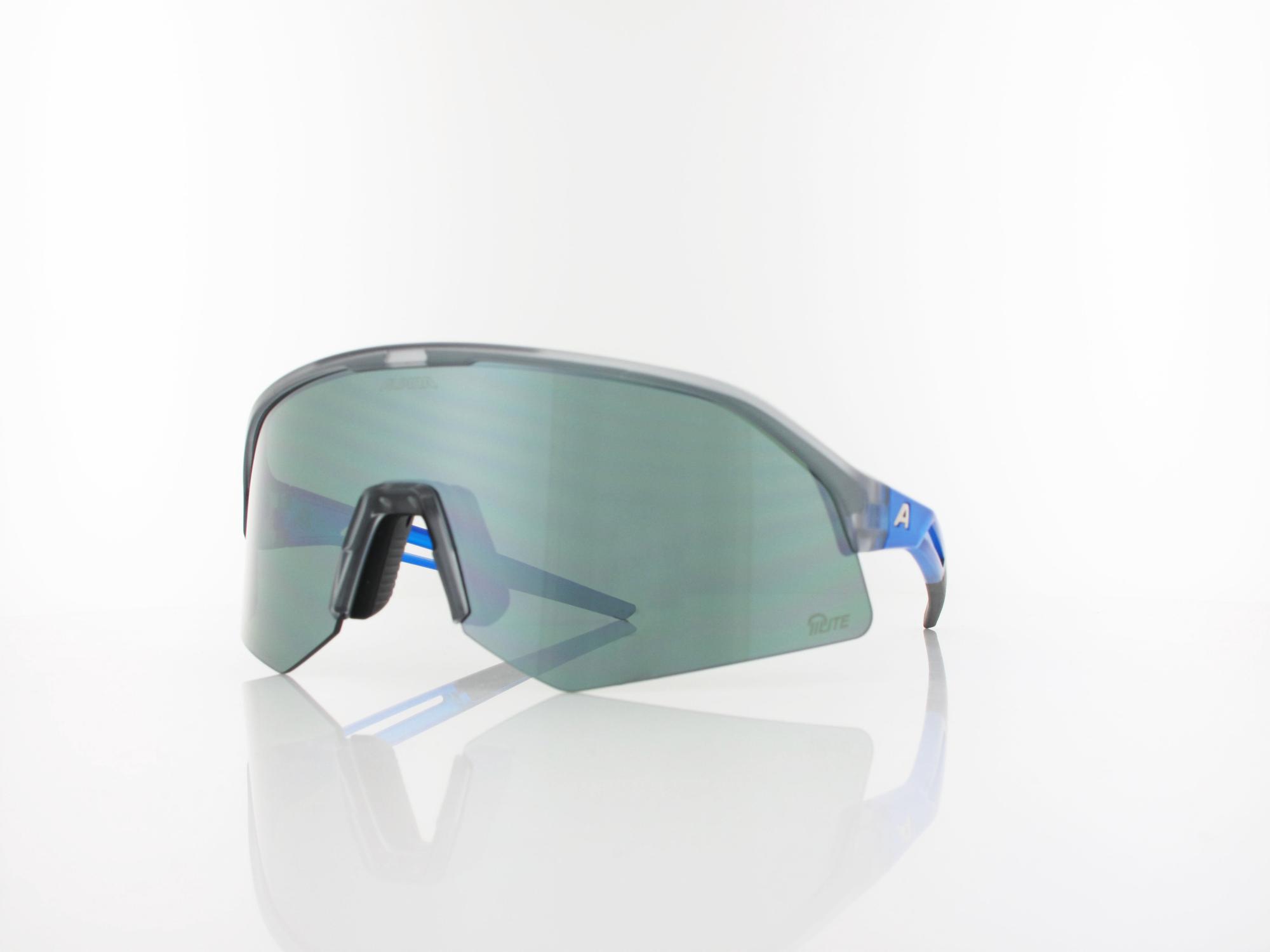 ALPINA SONIC HR Q-LITE A8734 023 148 midnight grey blue translucent matt / q-lite silver mirror