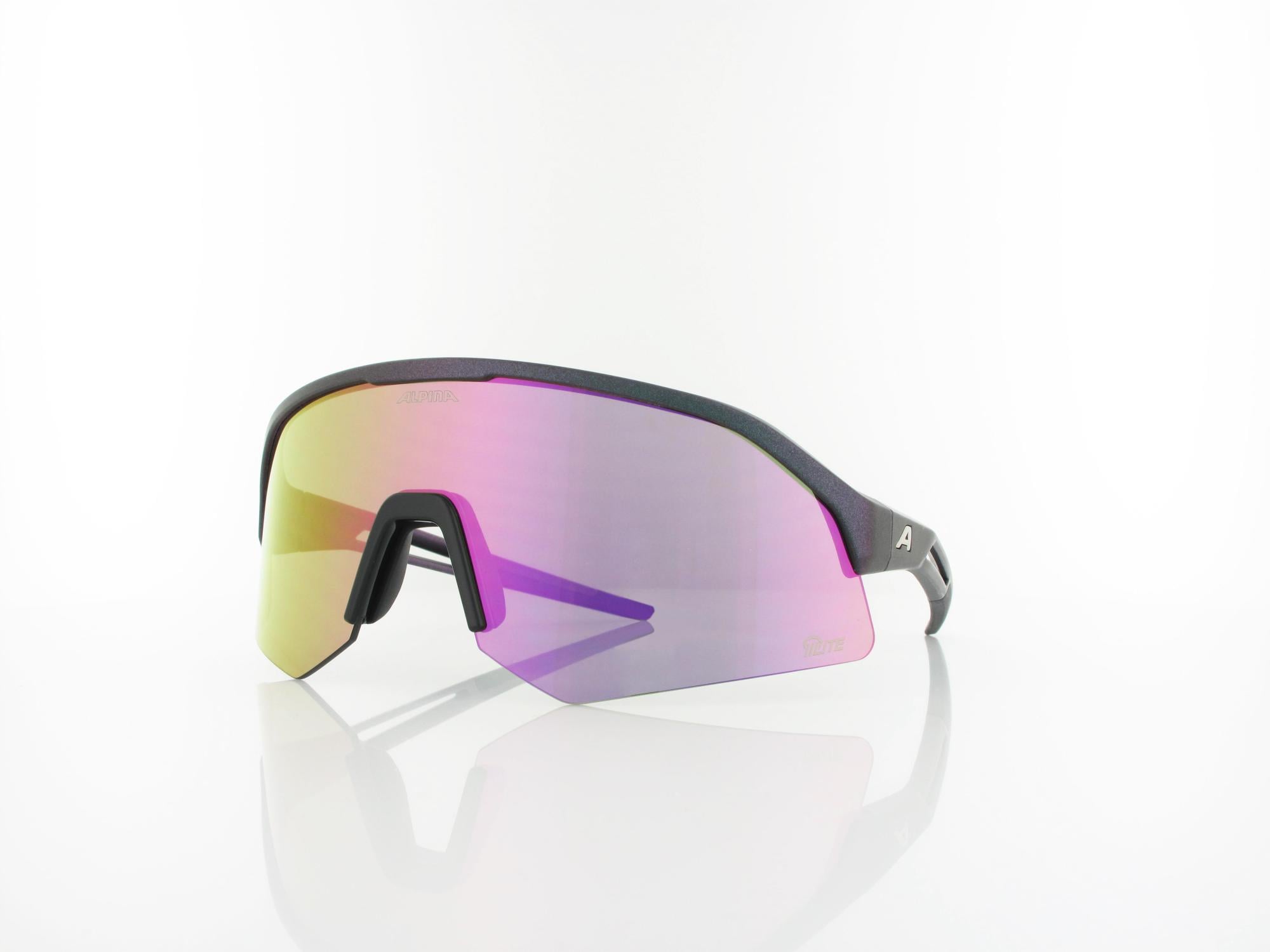 ALPINA Sonic HR Q-LITE A8734 051 148 black purple metallic matt / pink mirror