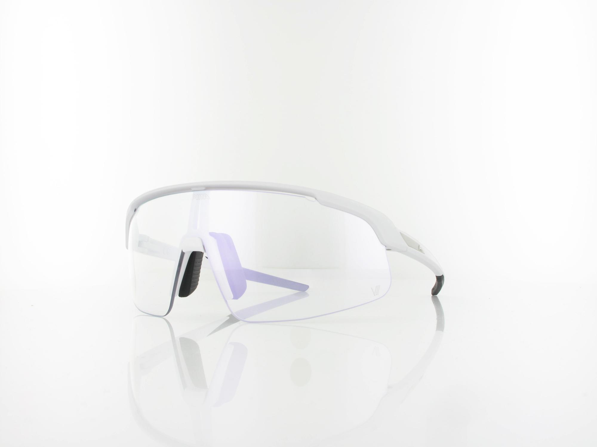 ALPINA TURBO PRO S V A8751 211 135 white matt / v clear to grey - flash pink