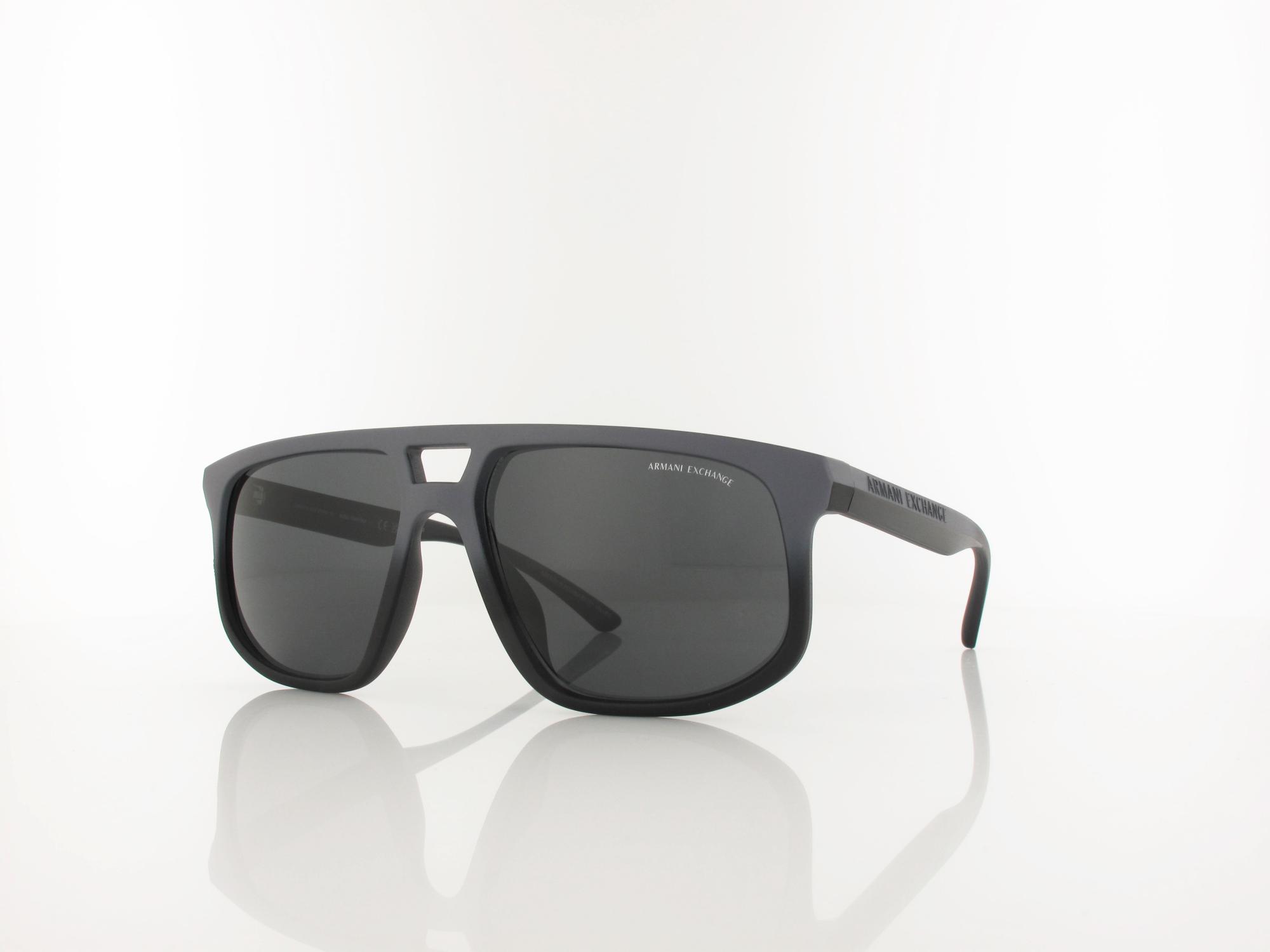 Armani Exchange AX4161S 838887 58 matte grey gradient black / dark grey