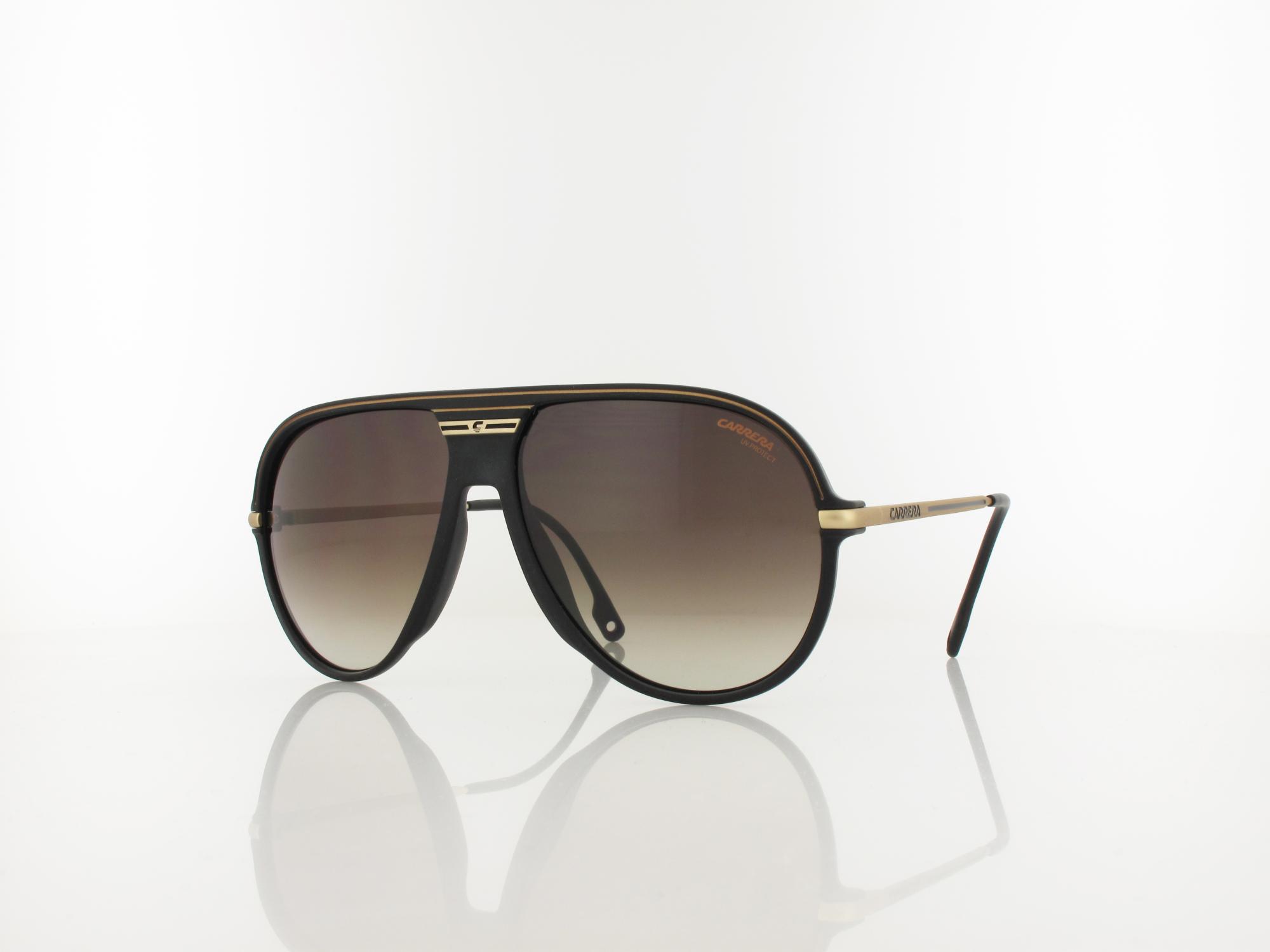 Carrera C SPORT 06/S I46/86 61 matte black gold / black brown green antireflex