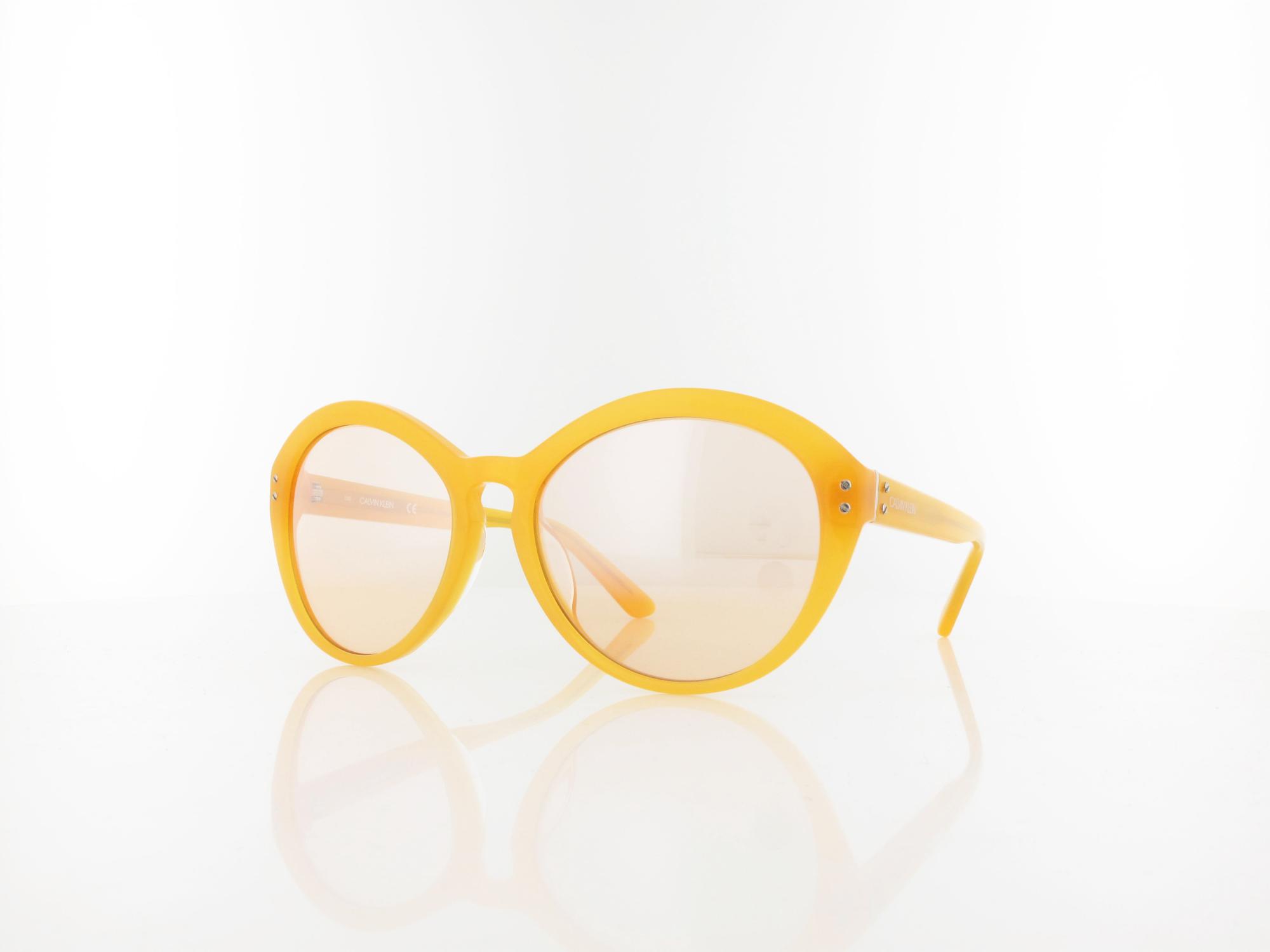 Calvin Klein CK18506S 870 57 milky orange / light brown
