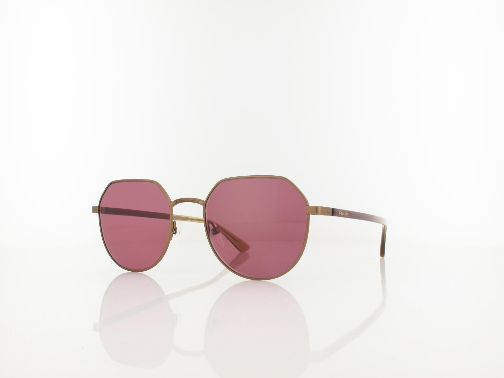 Calvin Klein CK23125S 770 51 matte amber gold / rose