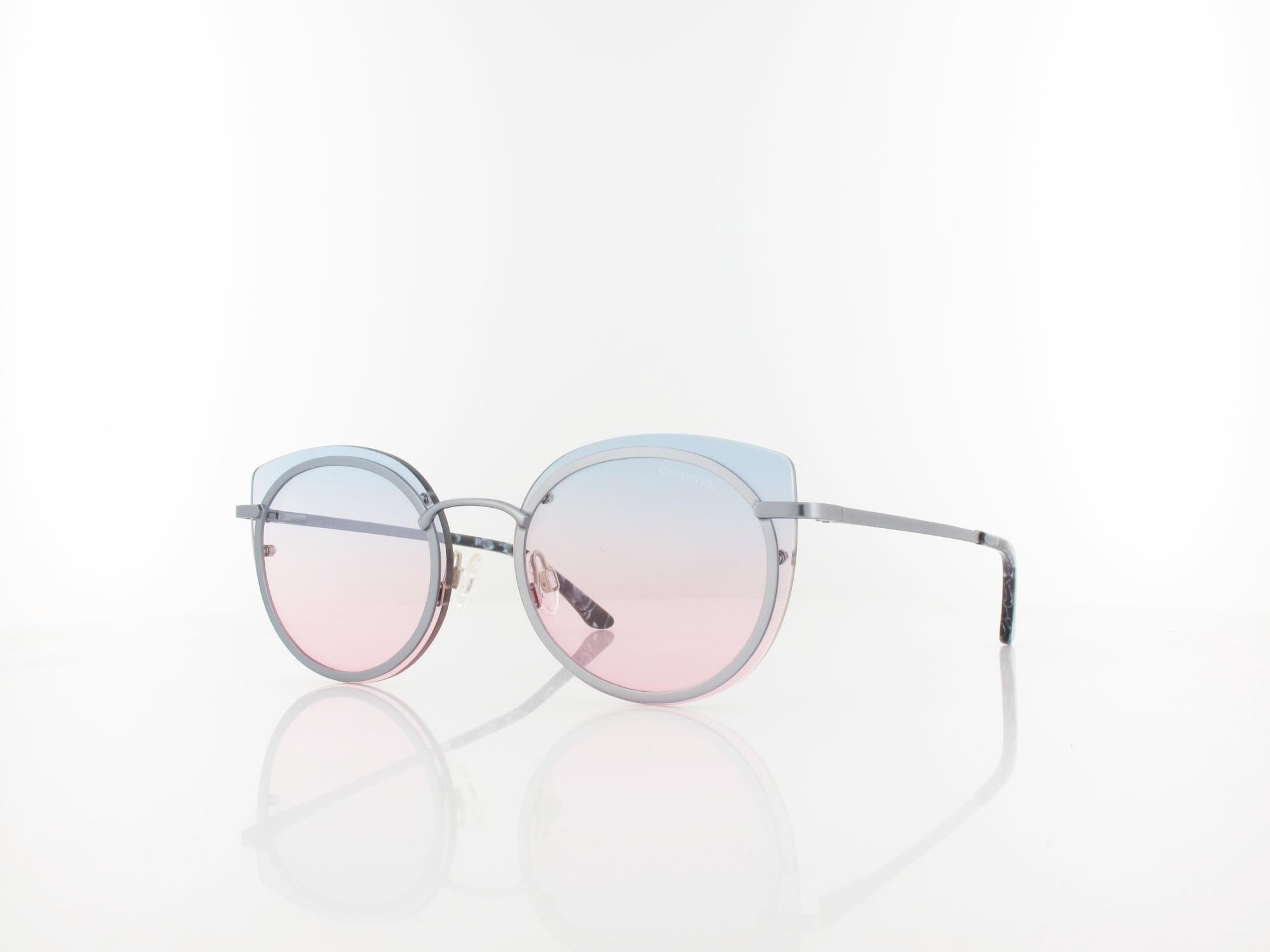 Comma 77078 23 57 matt silver black blue / blue rose gradient