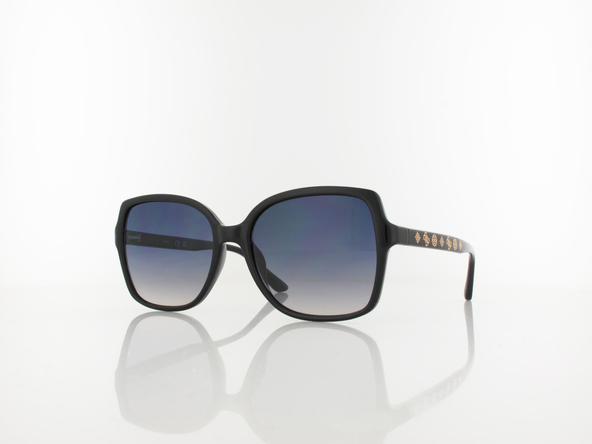 Guess GU00100 01B 55 shiny black / gradient smoke