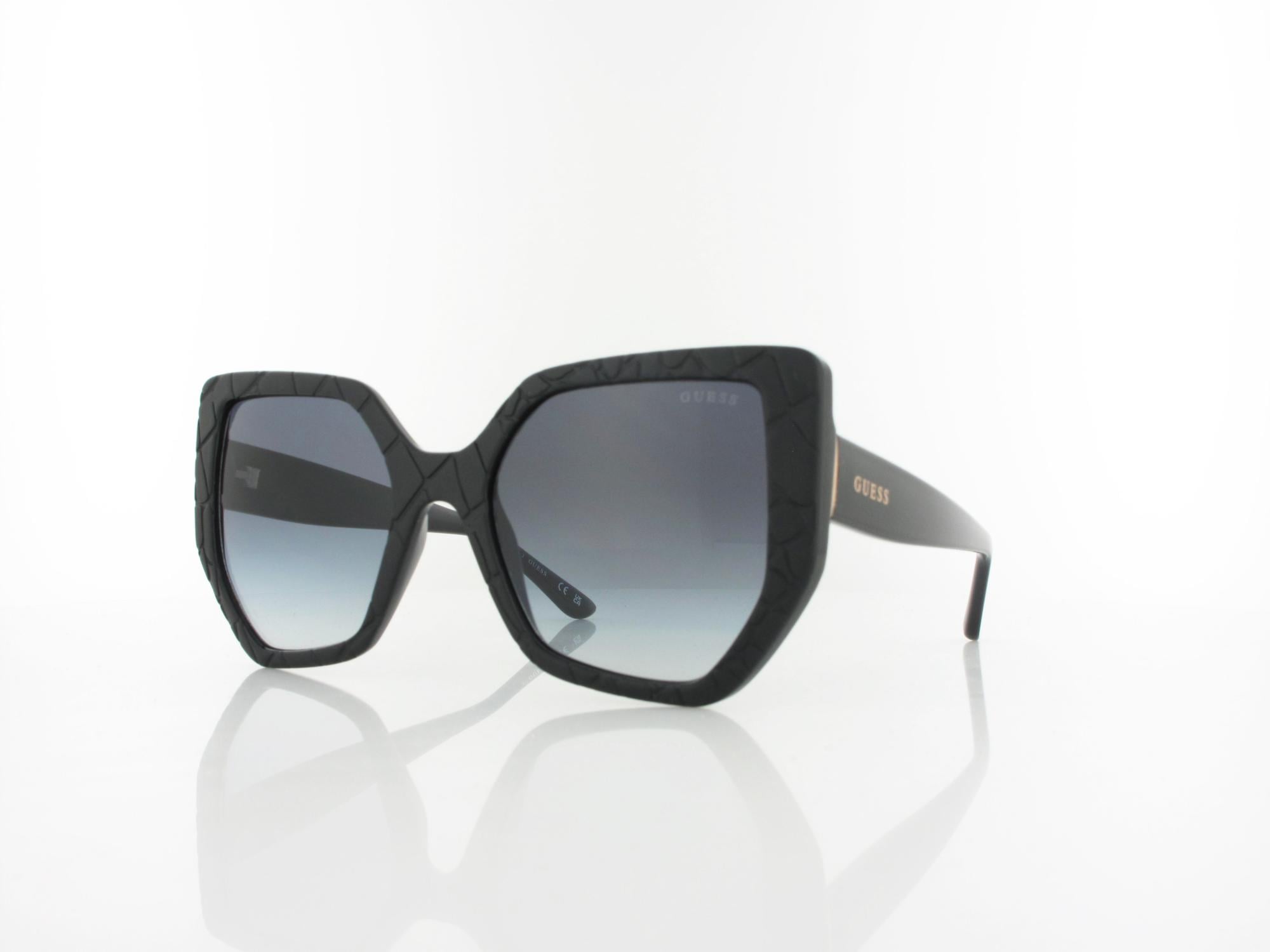 Guess GU00153 02B 55 matte black / gradient smoke