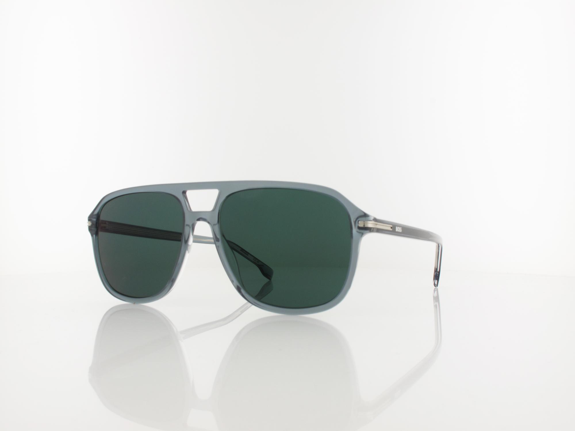 Boss BOSS 1751/S CBL/MT 57 grey crystal / green mirror