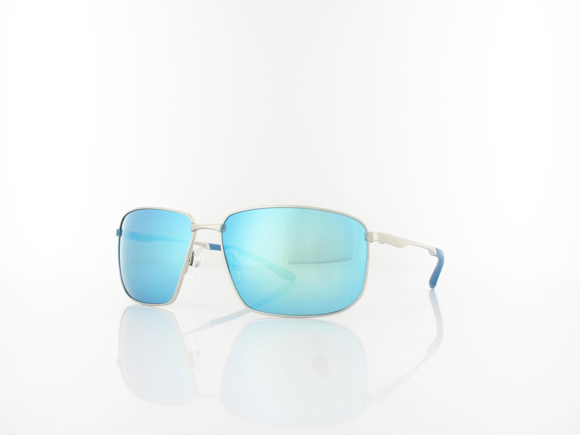 HIS polarized HPS54105-1 61 silver / smoke with blue mirror polarized