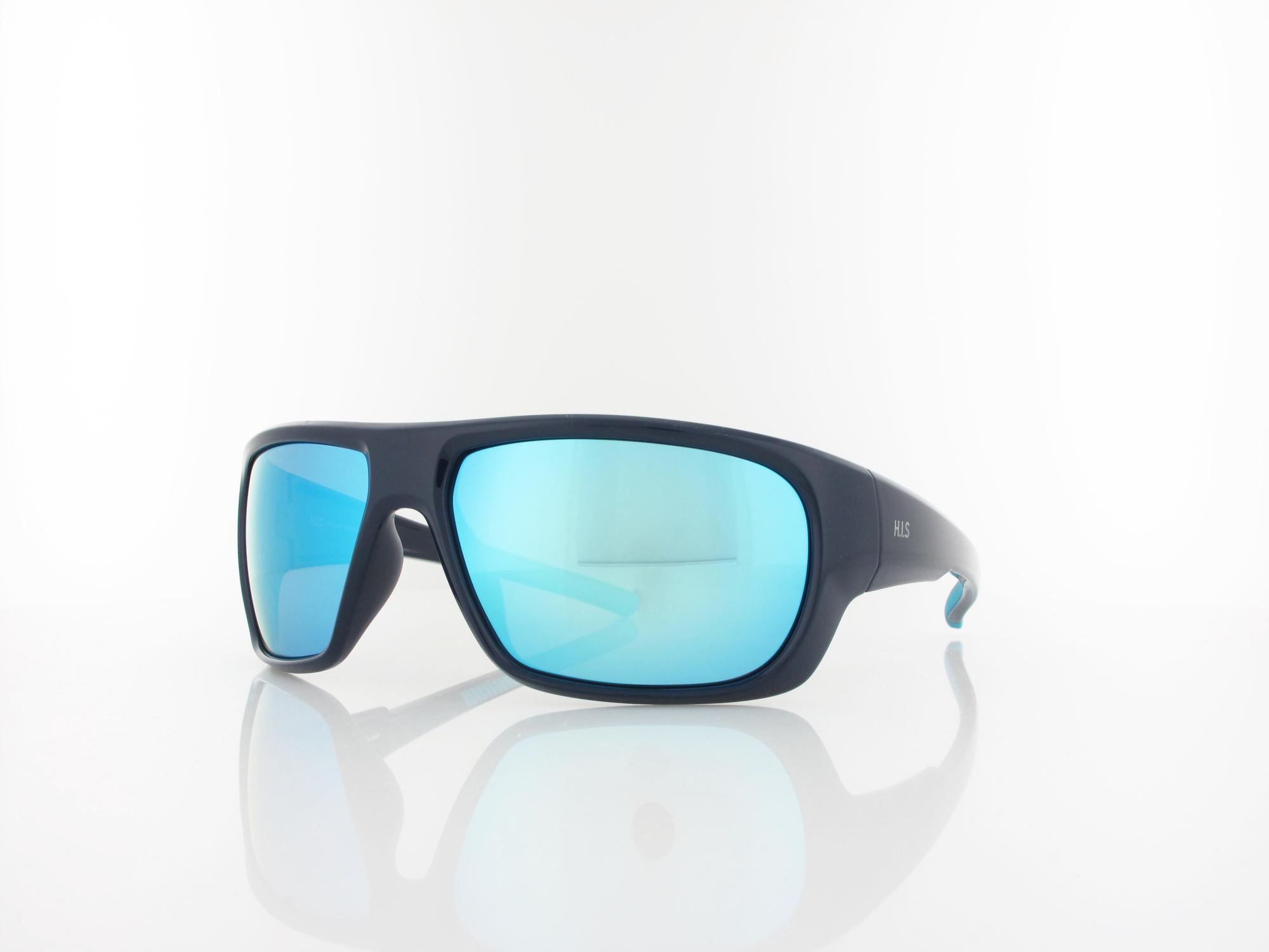 HIS polarized HPS57104-2 65 dark blue / smoke with blue mirror polarized