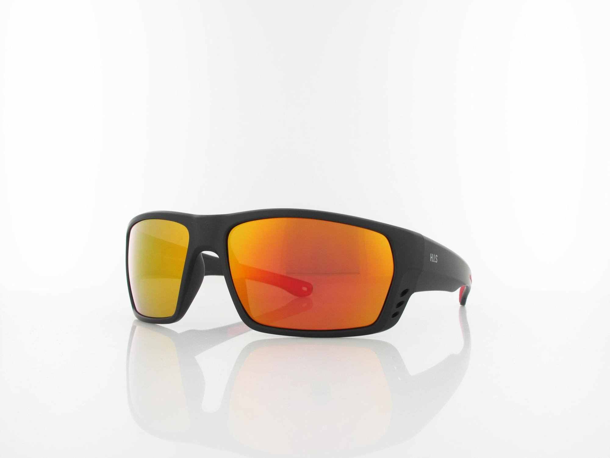 HIS polarized HPS57105-1 64 black / brown with red mirror polarized