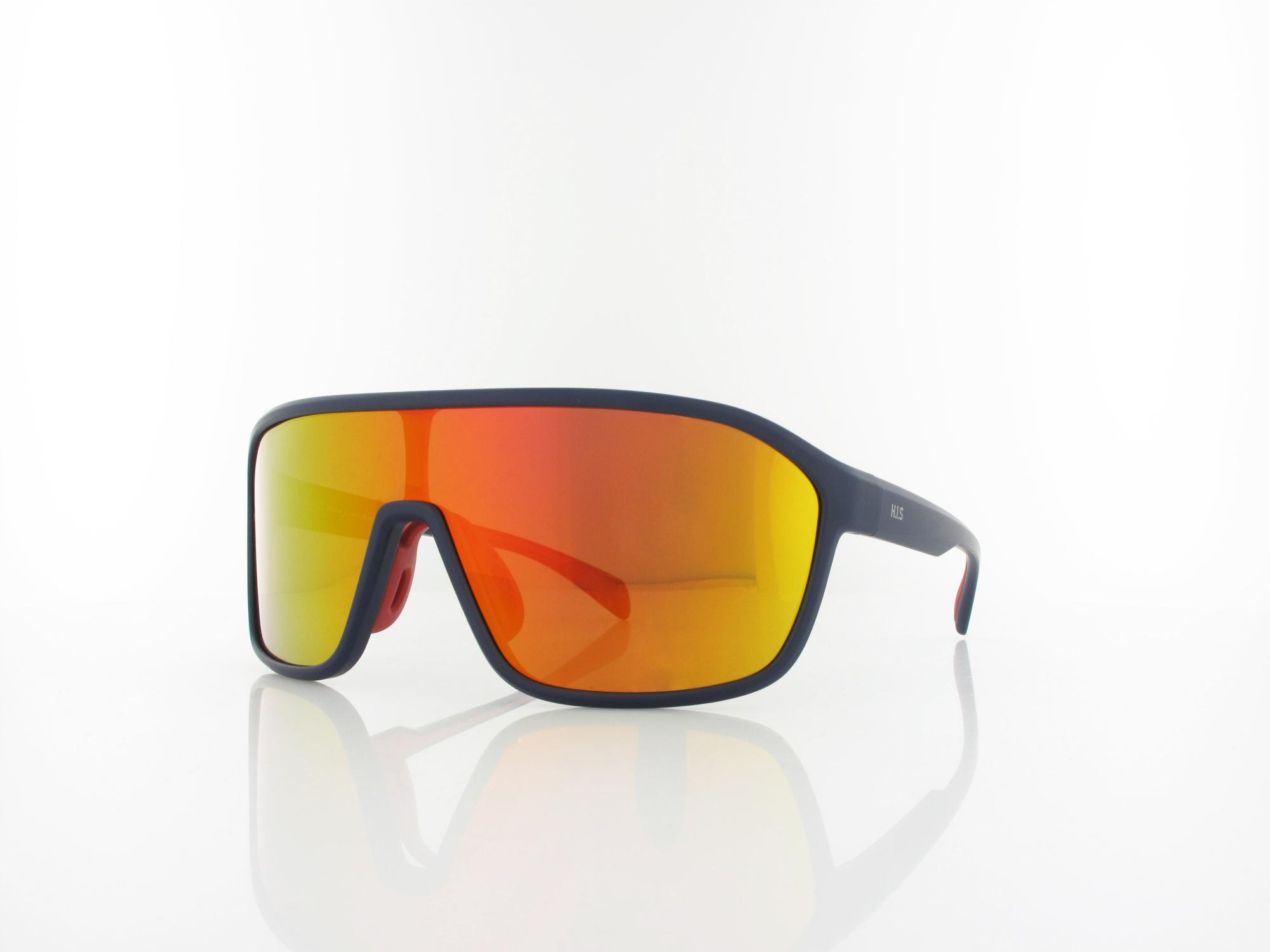HIS polarized HPS57111-2 136 dark blue / brown with red mirror polarized