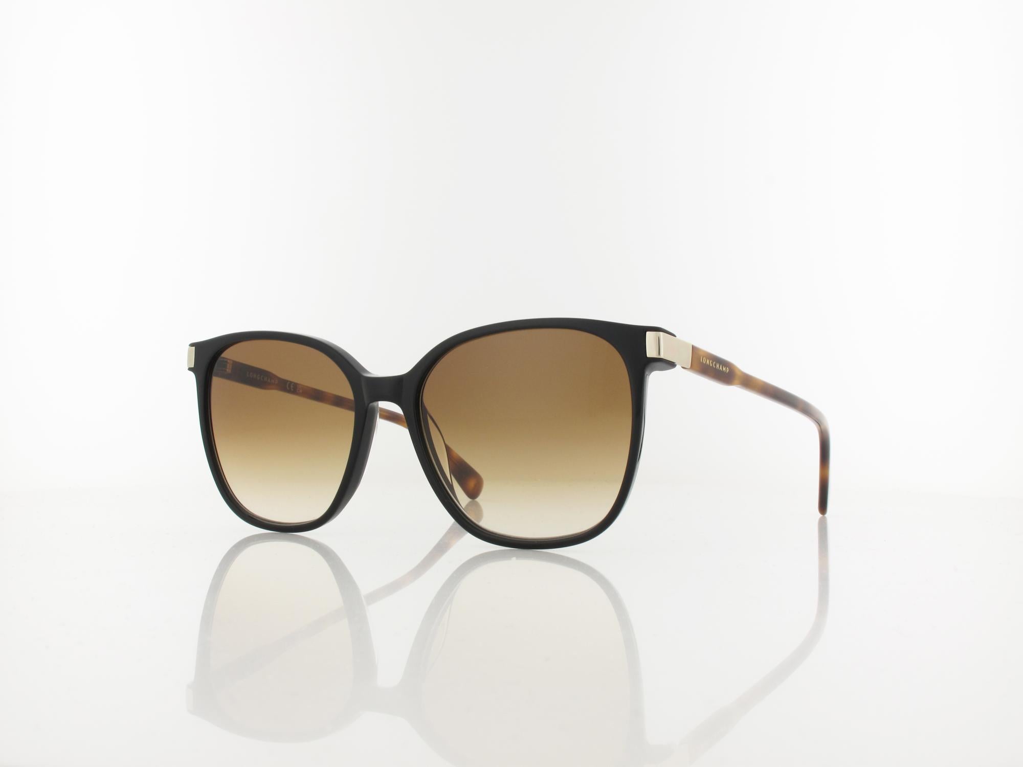 Longchamp LO612S 010 54 black havana / brown gradient