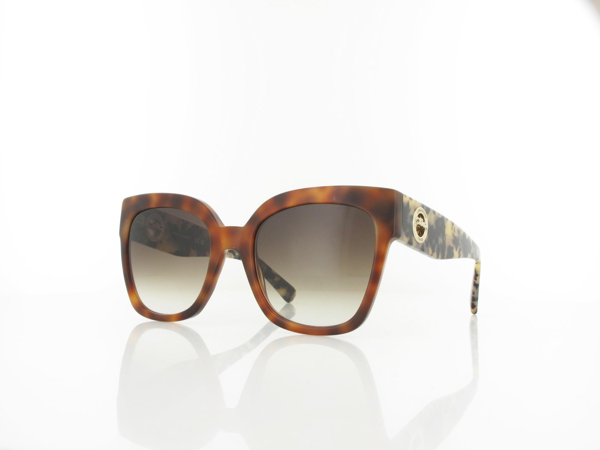 Longchamp LO717S 217 55 light havana / brown gradient