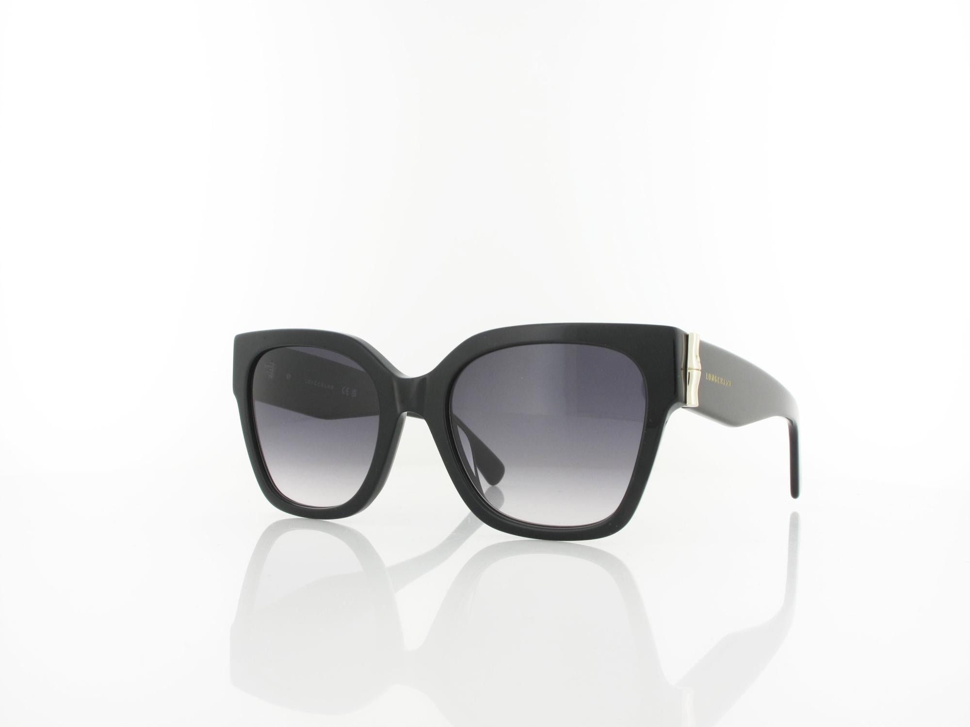 Longchamp LO732S 001 55 black / blue grey gradient