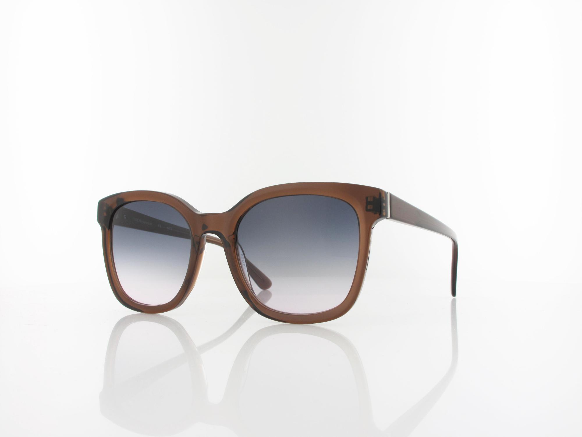 Brilando Premium Sun S2530 54 dunkelbraun transparent / bicolor verlauf grau violett