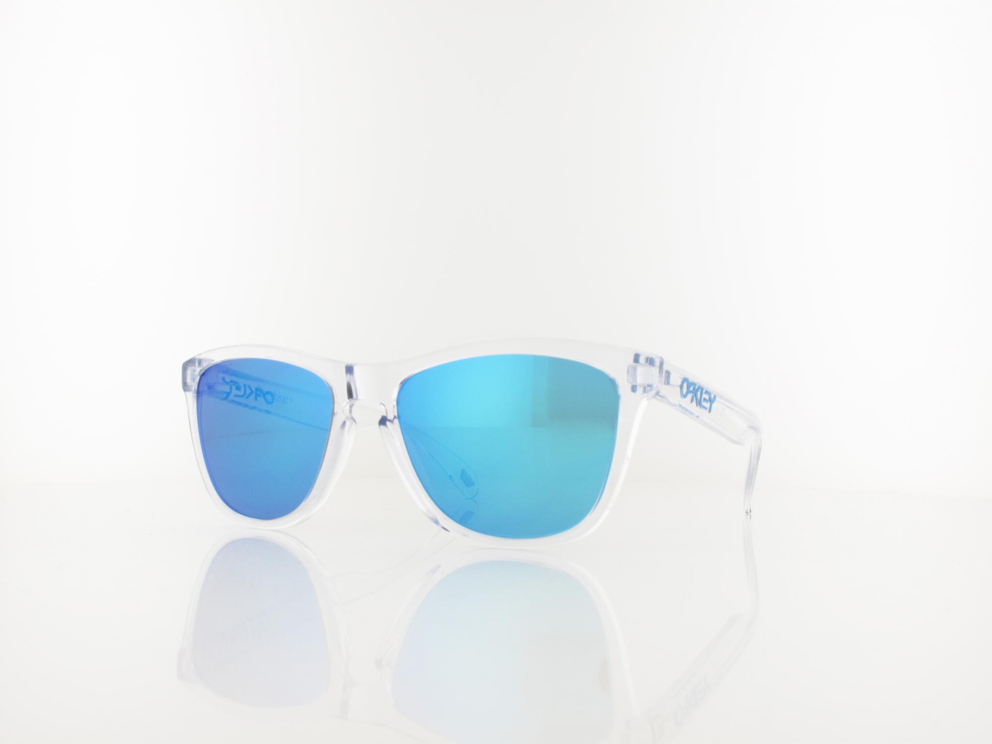 Oakley Frogskins OO9013 D0 55 crystal clear / prizm sapphire iridium