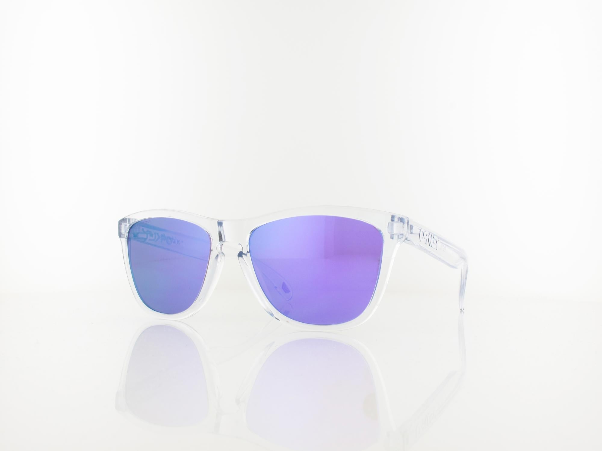 Oakley Frogskins OO9013 H7 55 polished clear / prizm violet