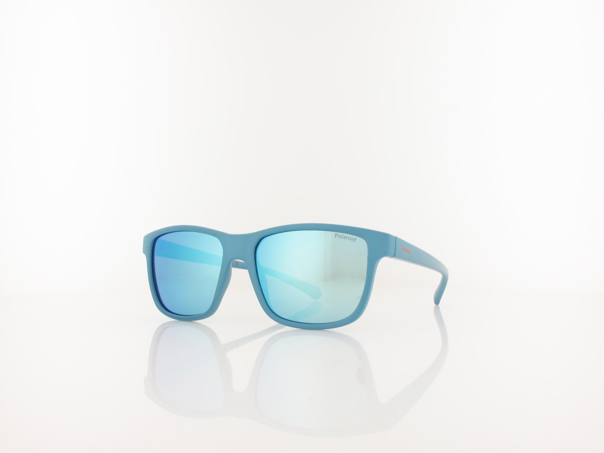 Polaroid PLD 8067/S VGL/5X 49 matt blue azure / blue mirror polarized