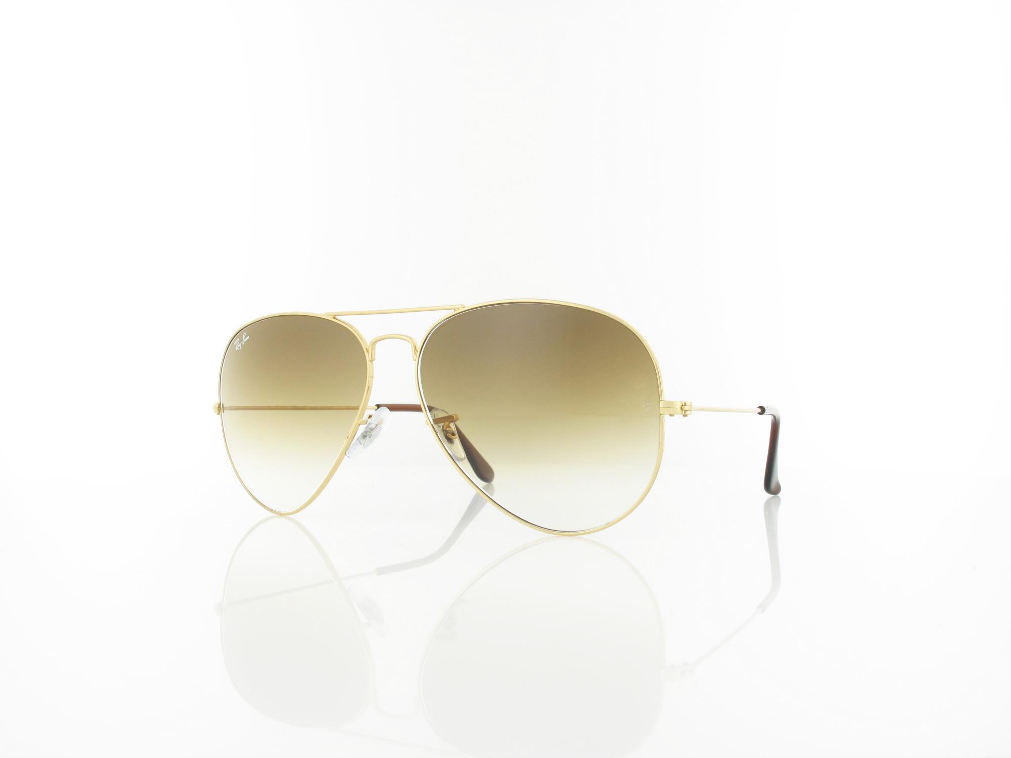 Ray Ban Aviator Large Metal RB3025 001/51 62 arista / crystal brown gradient