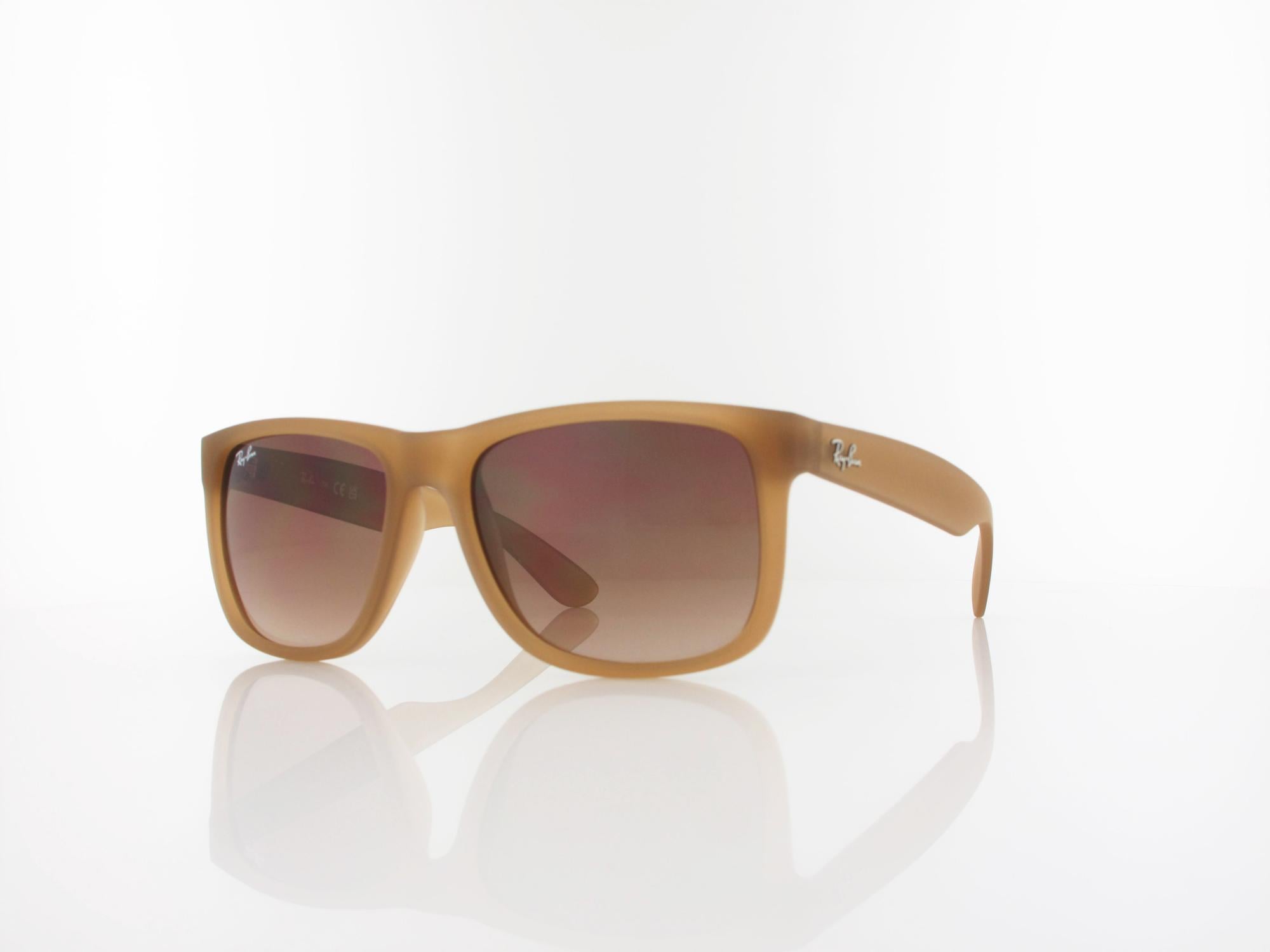 Ray Ban Justin RB4165 681413 55 rubber beige / brown gradient
