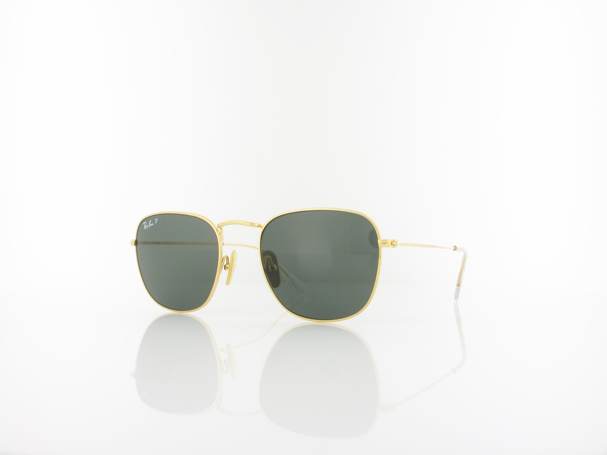 Ray Ban Frank titanium RB8157 921658 51 legend gold / green polar