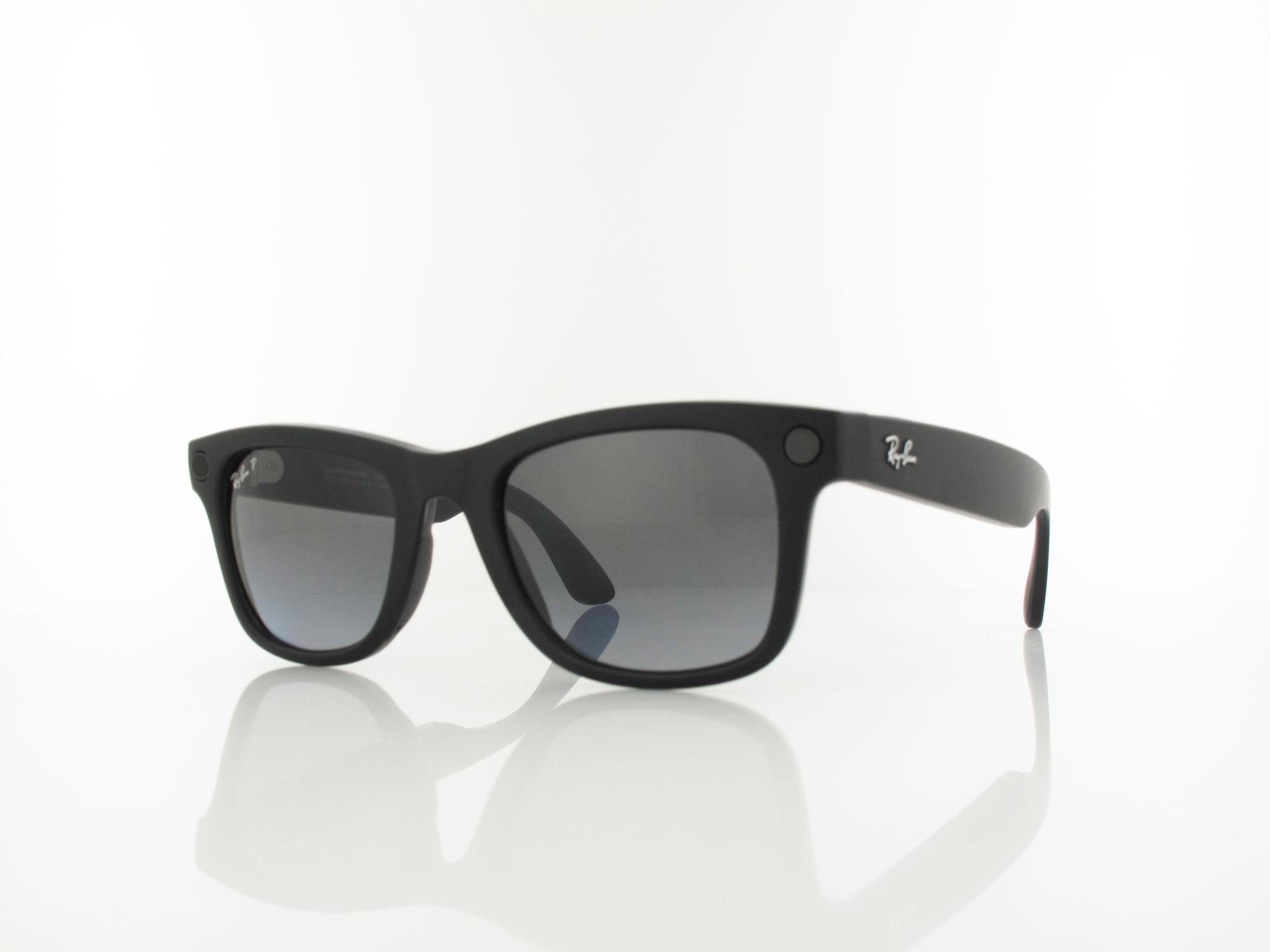 Ray Ban META Wayfarer L RW4012 (Gen2) 601ST3 53 matte black / polar gradient graphite