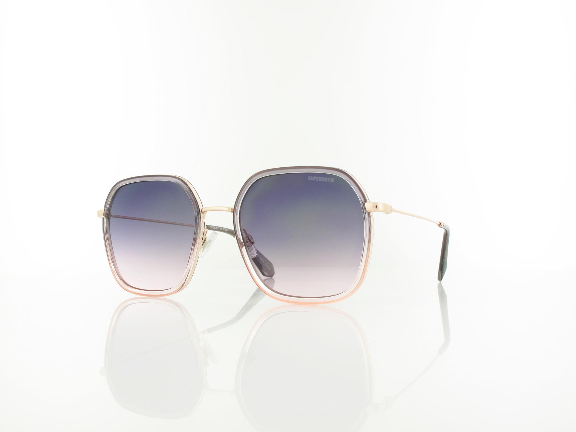 Superdry SDS-5056 108 56 grau pink kristall und rose gold / grey purple gradient
