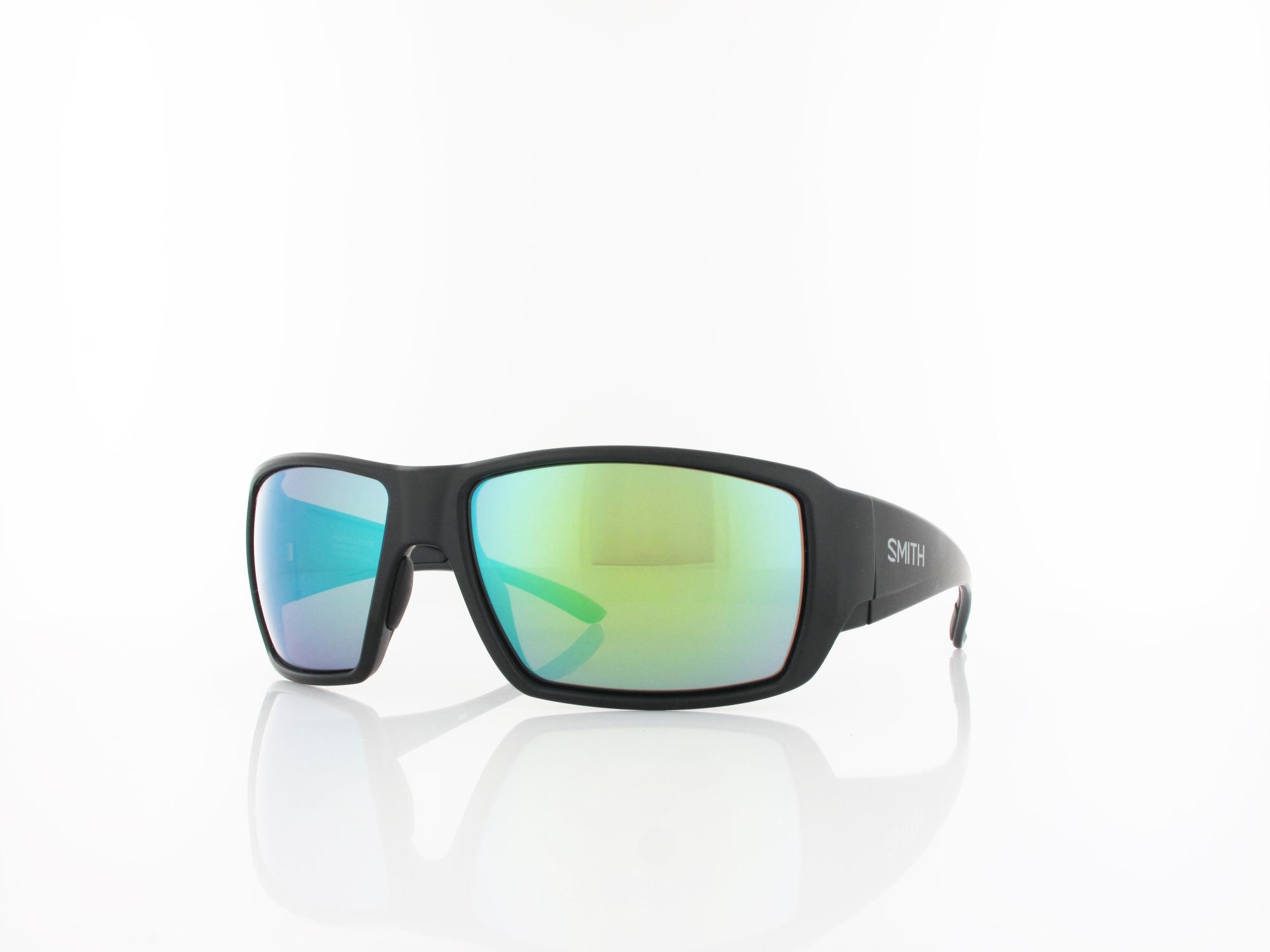 Smith Guide's Choice 003/UI 62 matte black / chromapop glass polarized green mirror