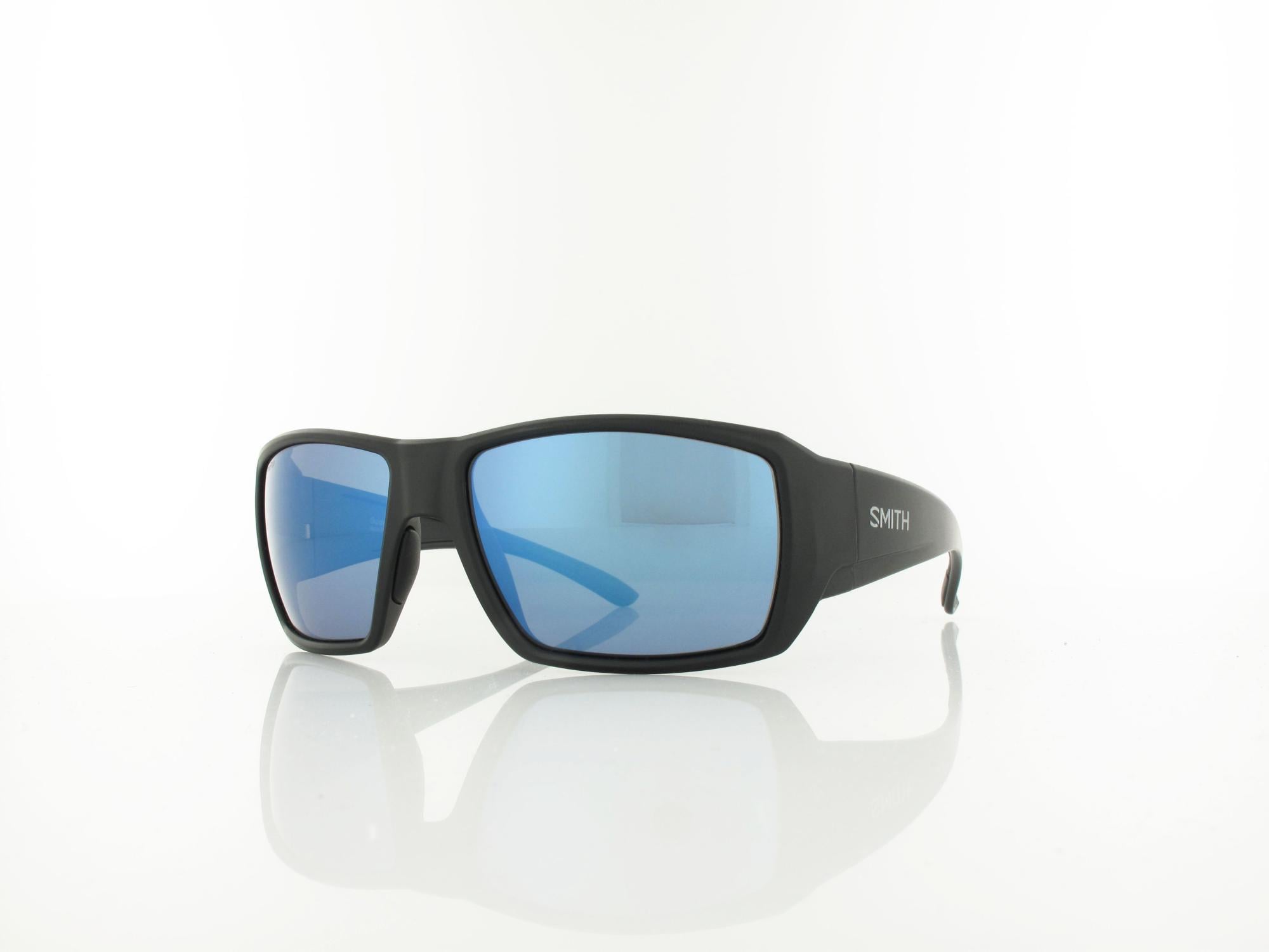 Smith Guide's Choice S 003/QG 58 matte black / chromapop glass polarized blue mirror