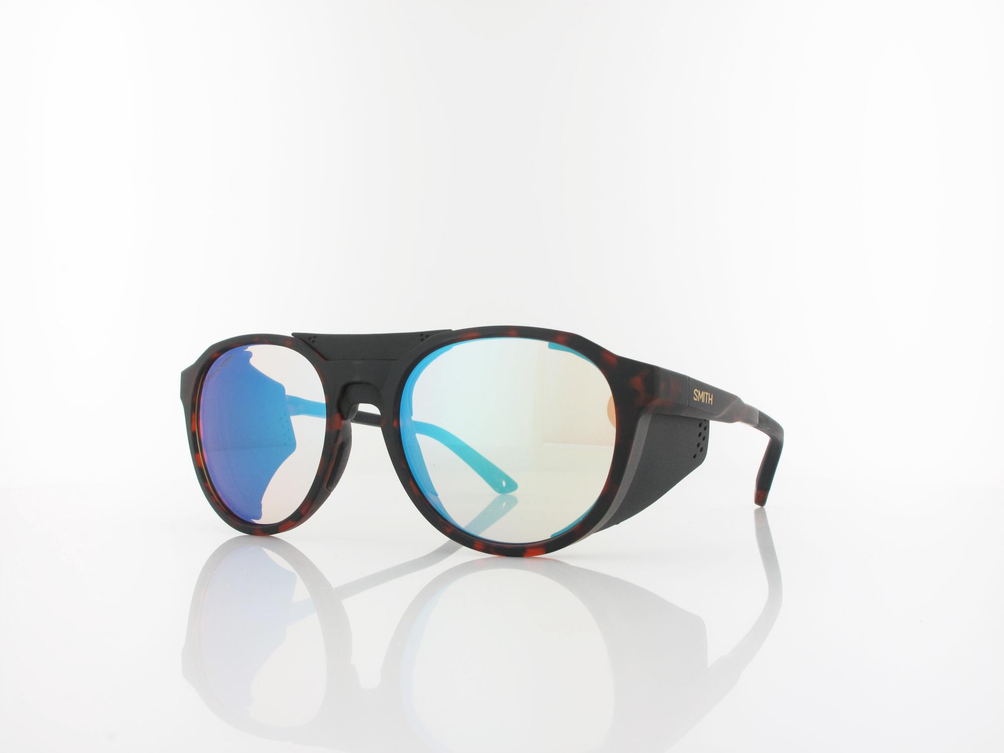Smith Venture HGC/GH 58 matte tortoise / chromapop glacier photochromic copper opal mirror