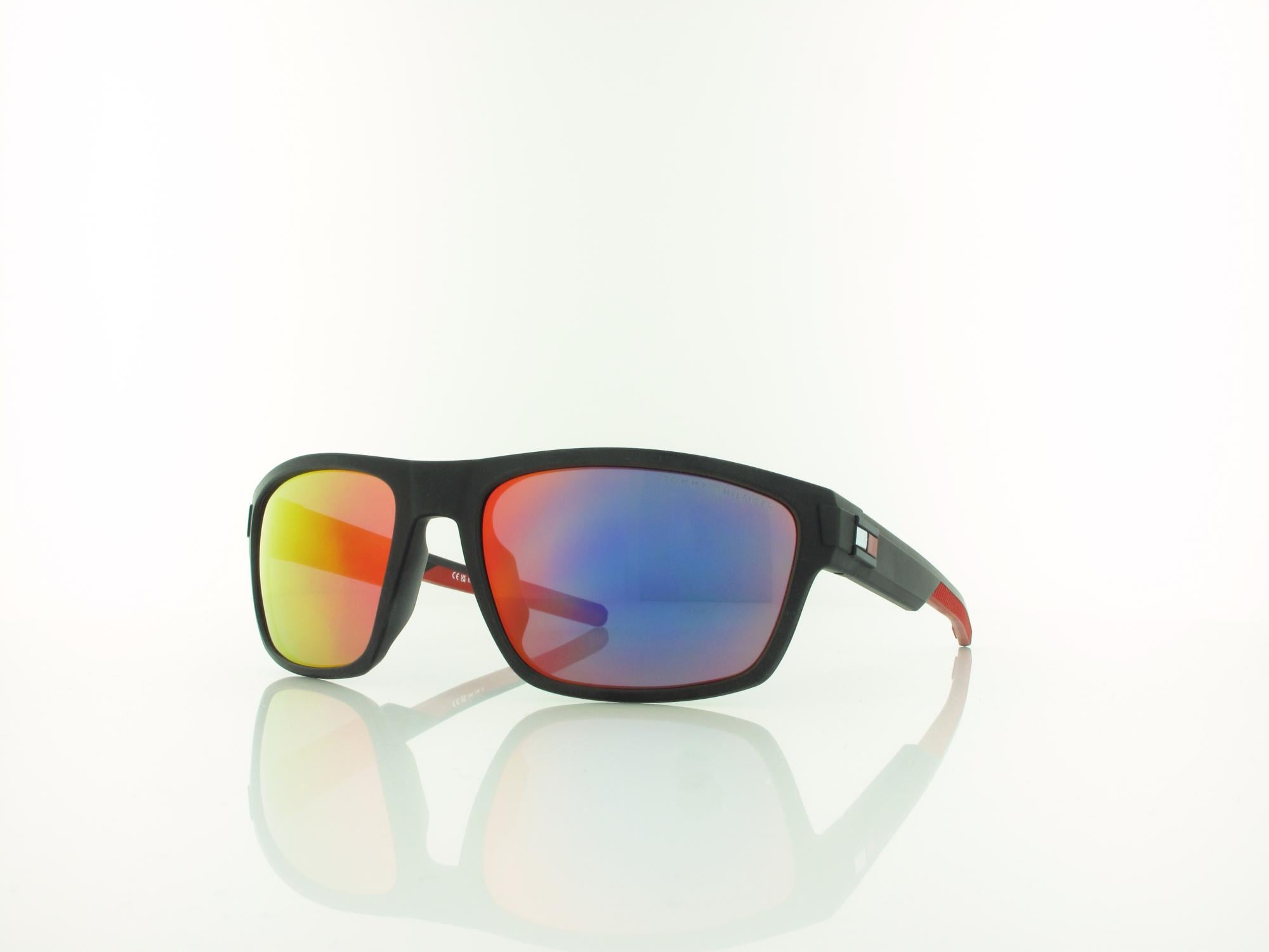 Tommy Hilfiger TH 1978/S 003/MI 60 matt black / rot verspiegelt