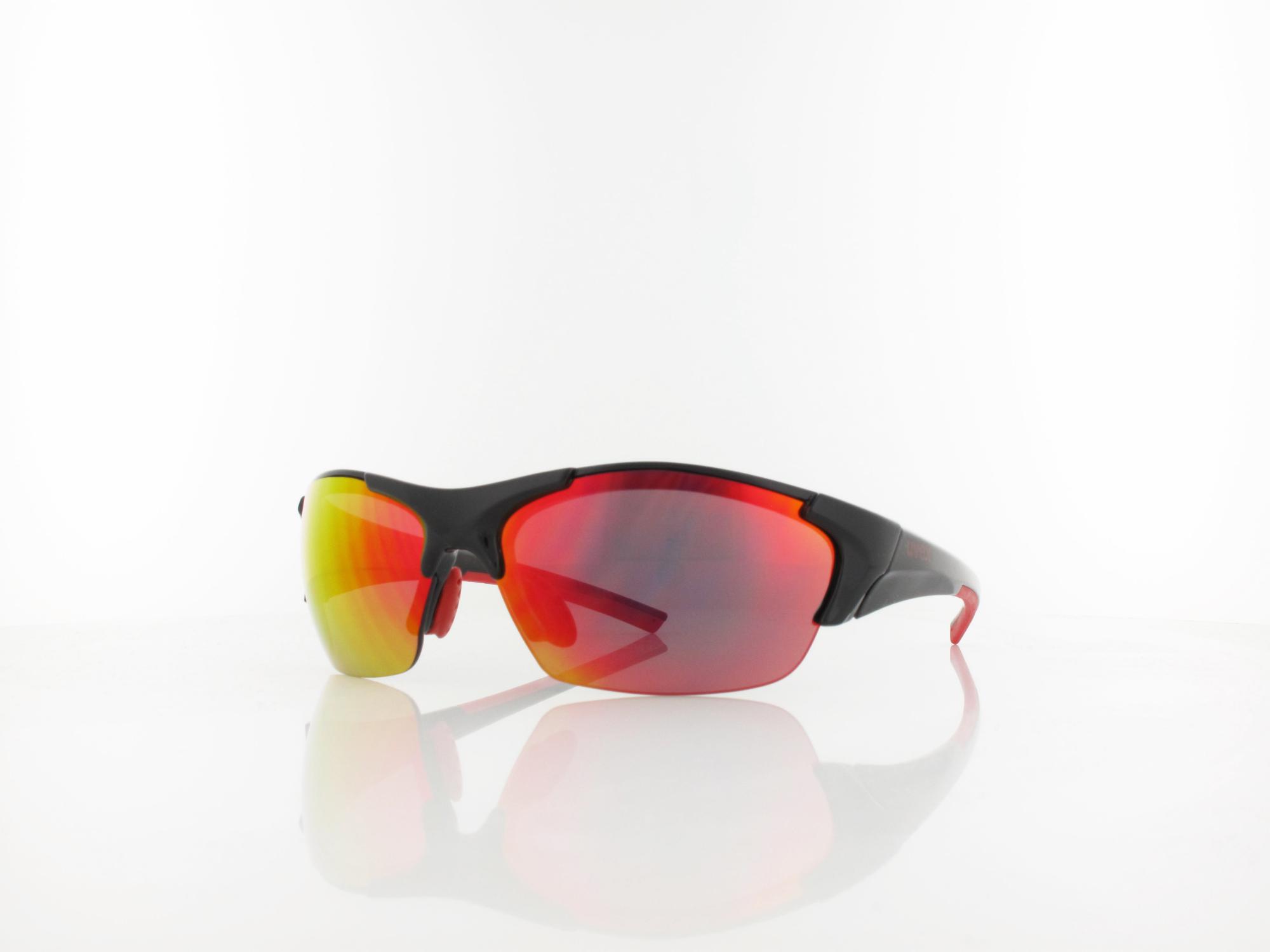 UVEX blaze III S532046 2316 70 black red / mirror red - ltm orange - clear