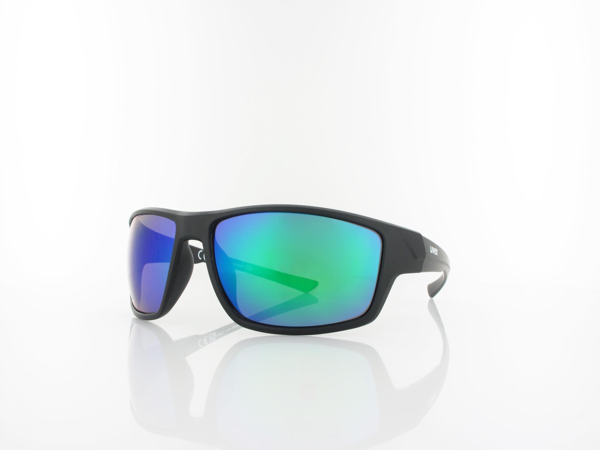 UVEX sportstyle 230 S532069 2215 60 black matt / mirror green