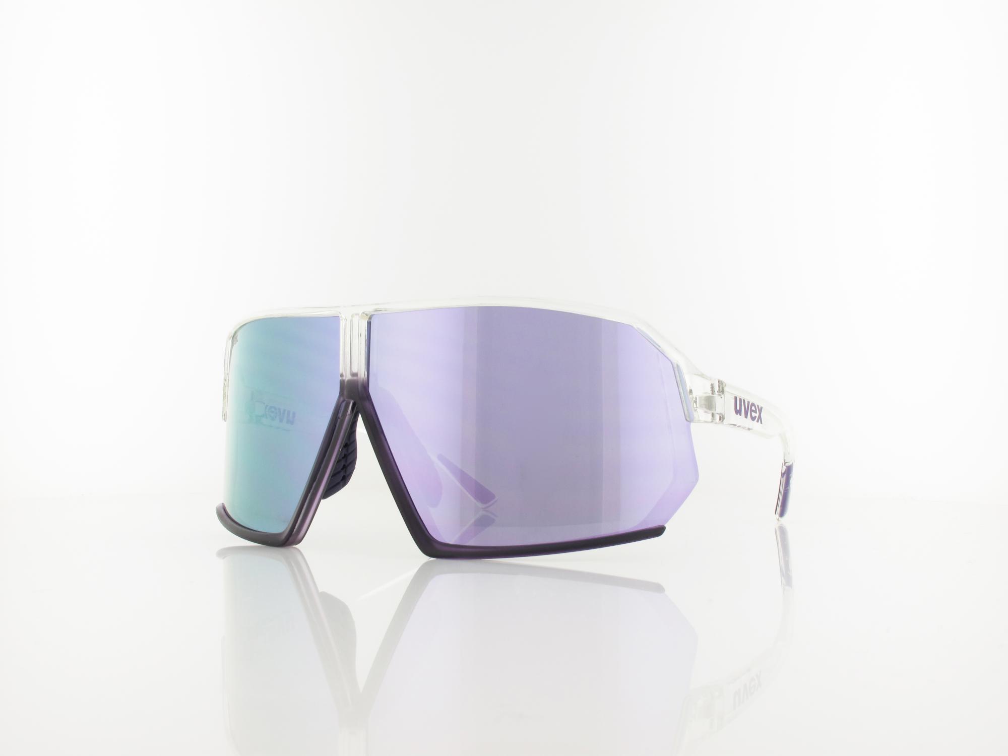 UVEX sportstyle 237 S533058 9416 75 clear-met purple / supravision mirror lavender