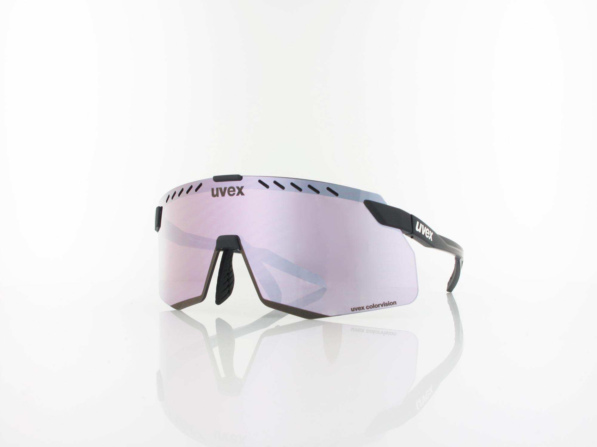 UVEX pace stage S CV S533073 2281 140 black matt / colorvision mirror pink