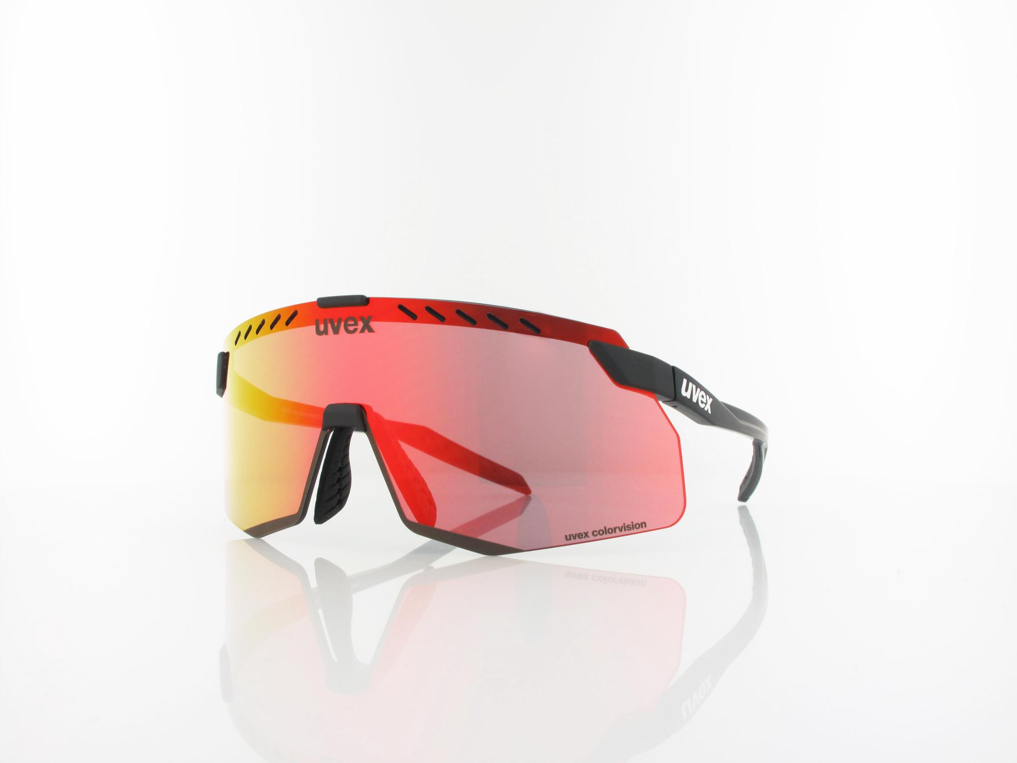 UVEX pace stage S CV S533073 2287 140 black matt / colorvision mirror red