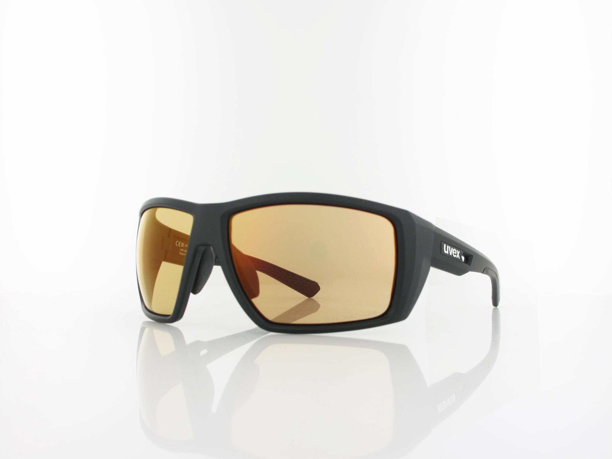 UVEX mtn venture CV V S533075 2206 65 black matt / colorvision litemirror red