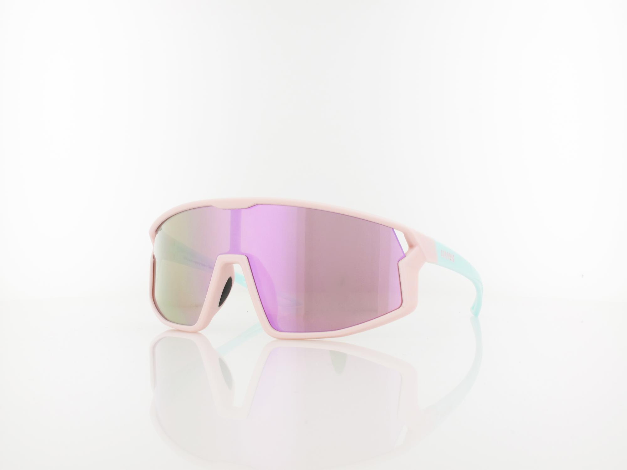 UVEX skyryse jr. S533076 3716 125 pink-green matt / mirror pink