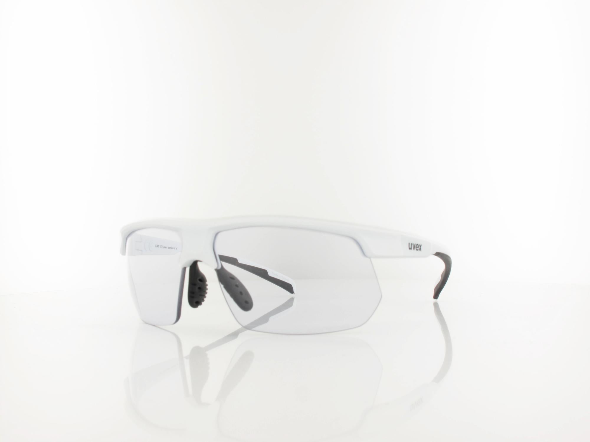 UVEX aerios S V S534023 8801 62 white matt / variomatic smoke