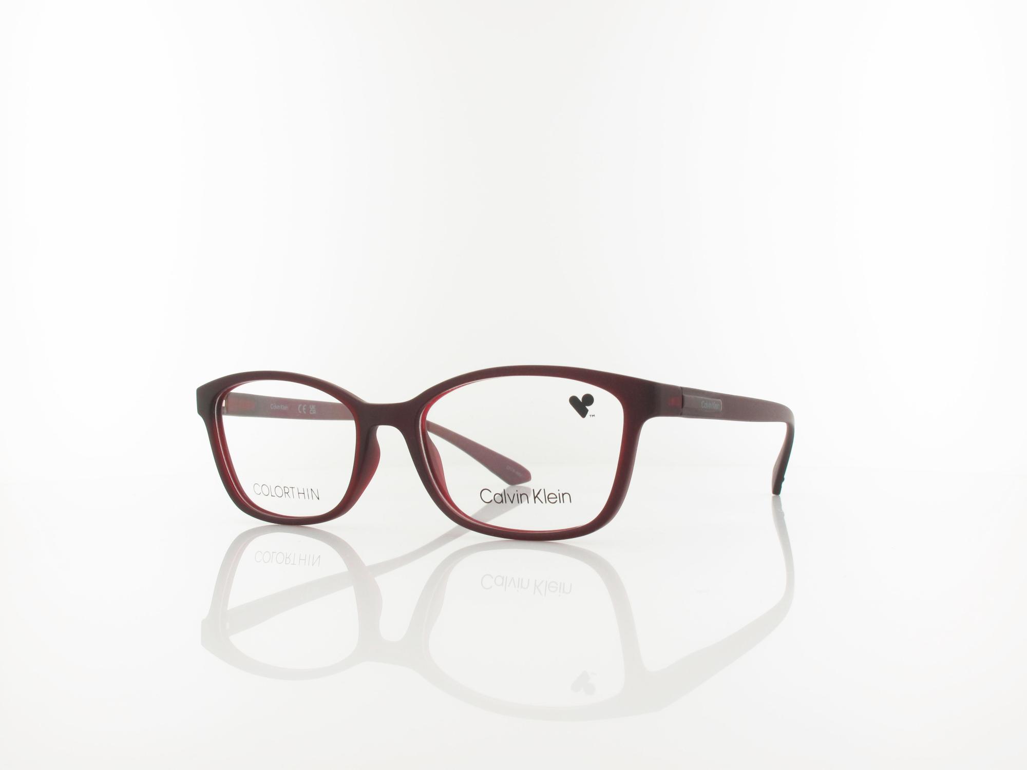 Calvin Klein CK23525N 605 51 matte burgundy