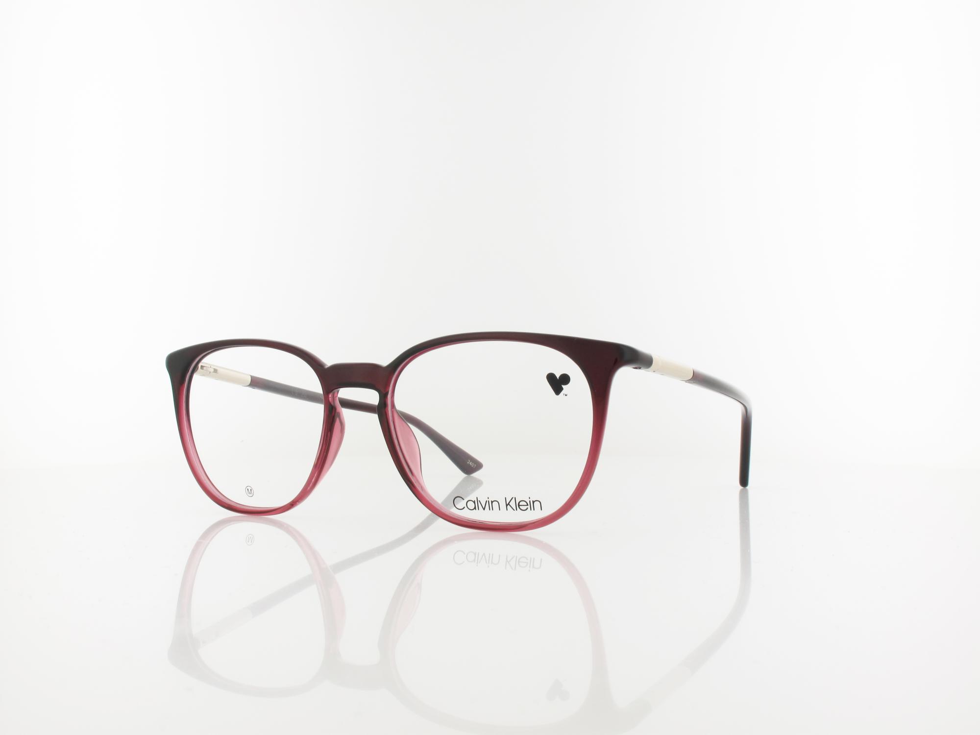 Calvin Klein CK24513 605 52 burgundy gradient