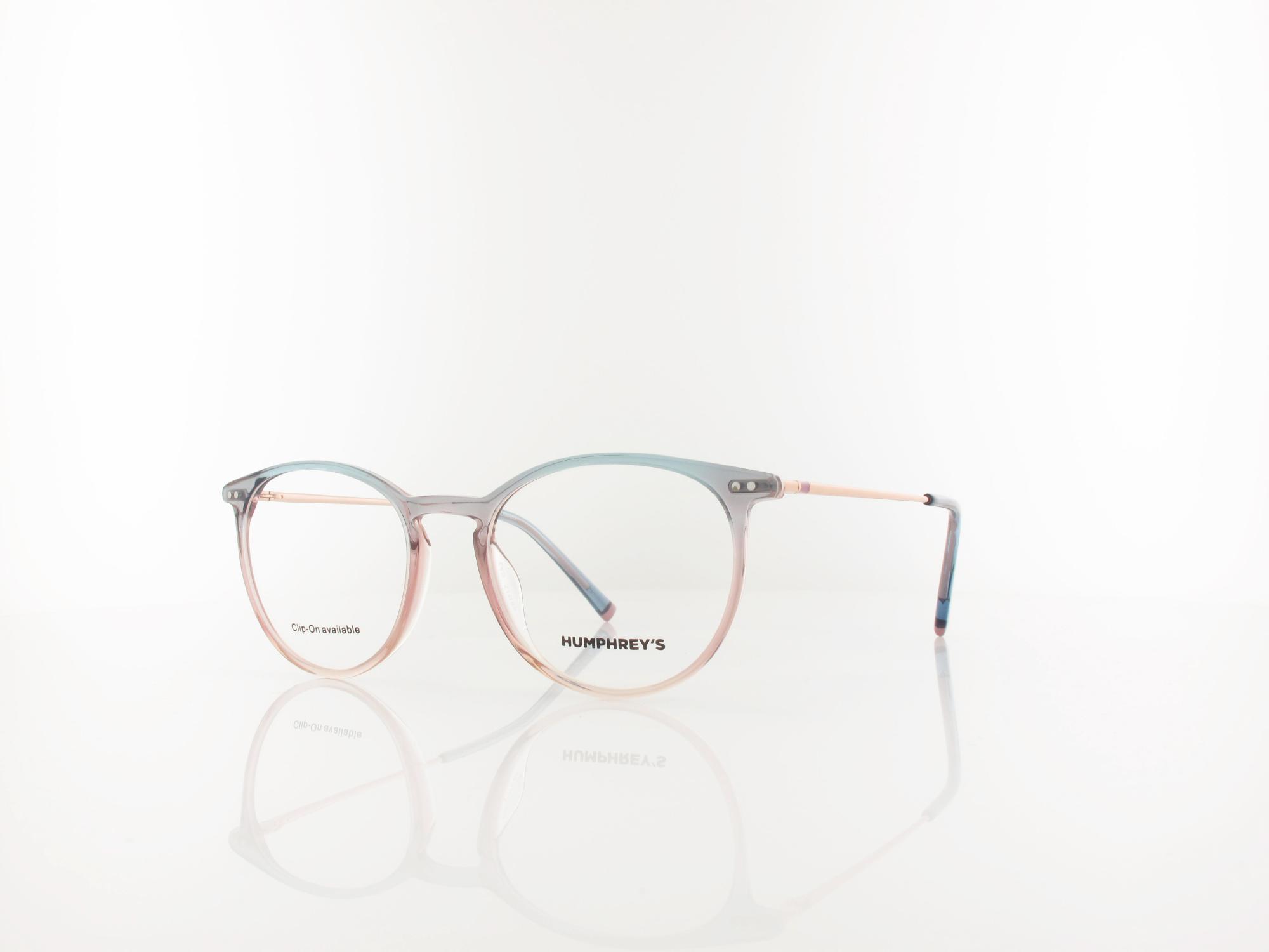 HUMPHREY'S 581118 57 49 blau rose verlauf rosegold