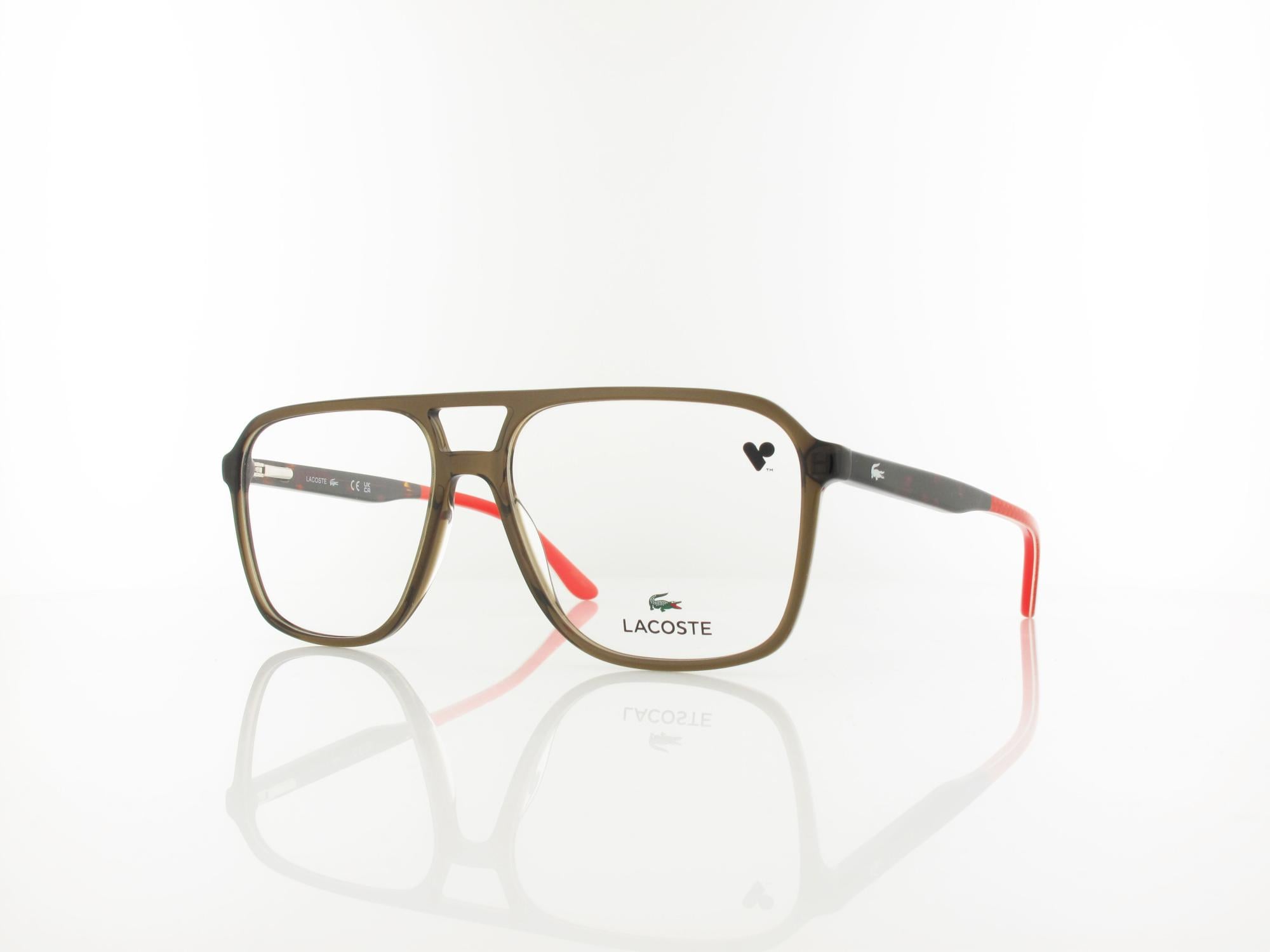Lacoste L2991 275 58 transparent khaki brown